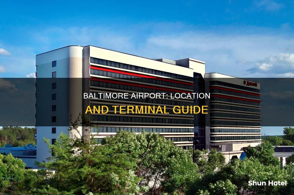where is the baltimore airport located