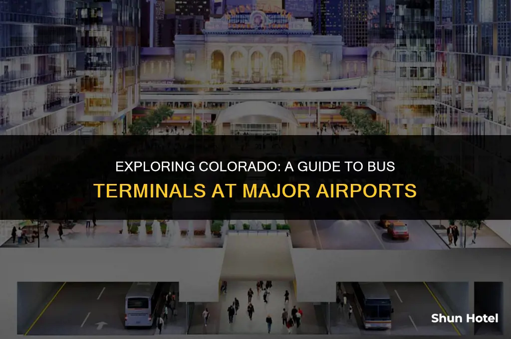 where is the bus terminal in colorado airports
