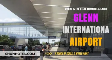 Delta Terminal Location Guide at John Glenn International Airport