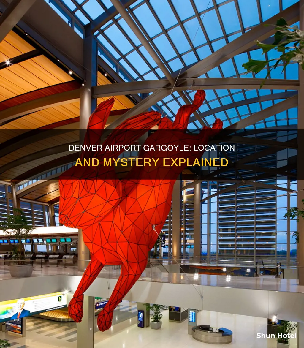 where is the denver airport gargoyle