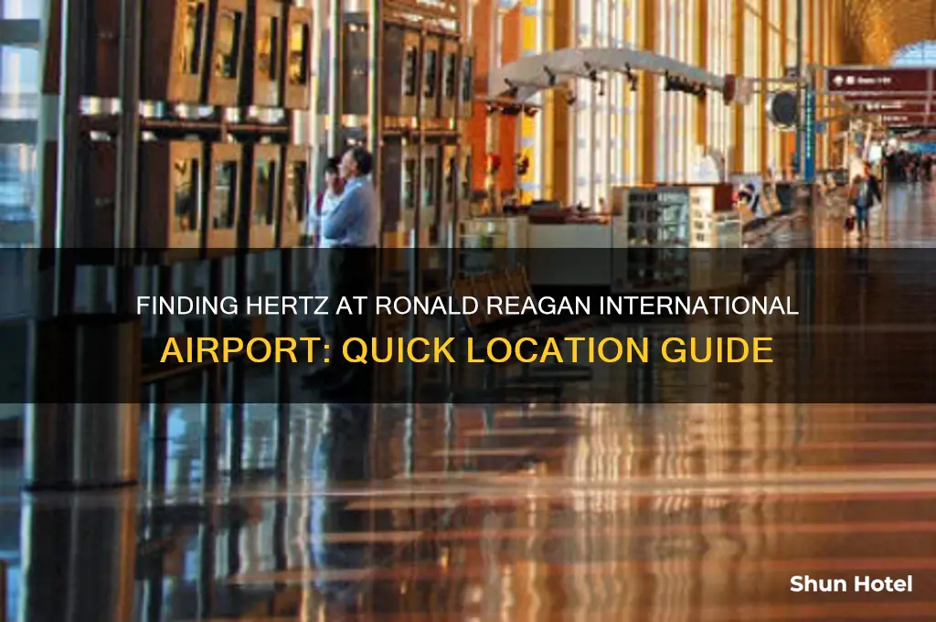 where is the hertz location at ronald reagan international airport