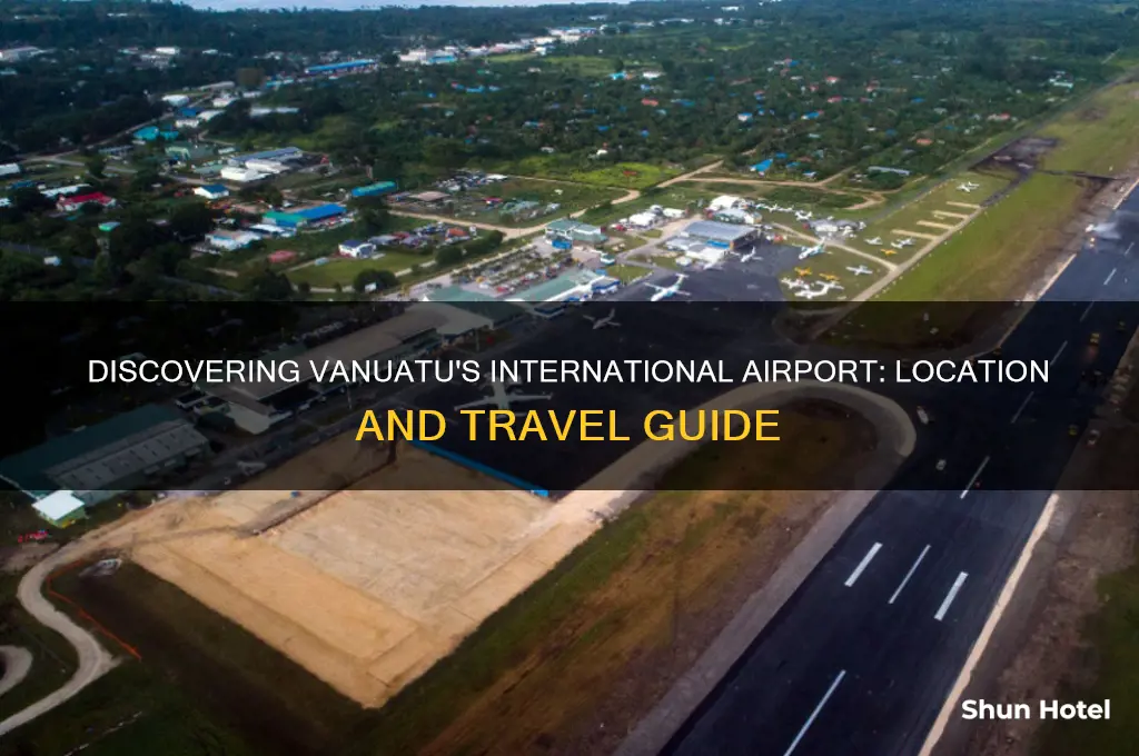 where is the international airport in vanuatu