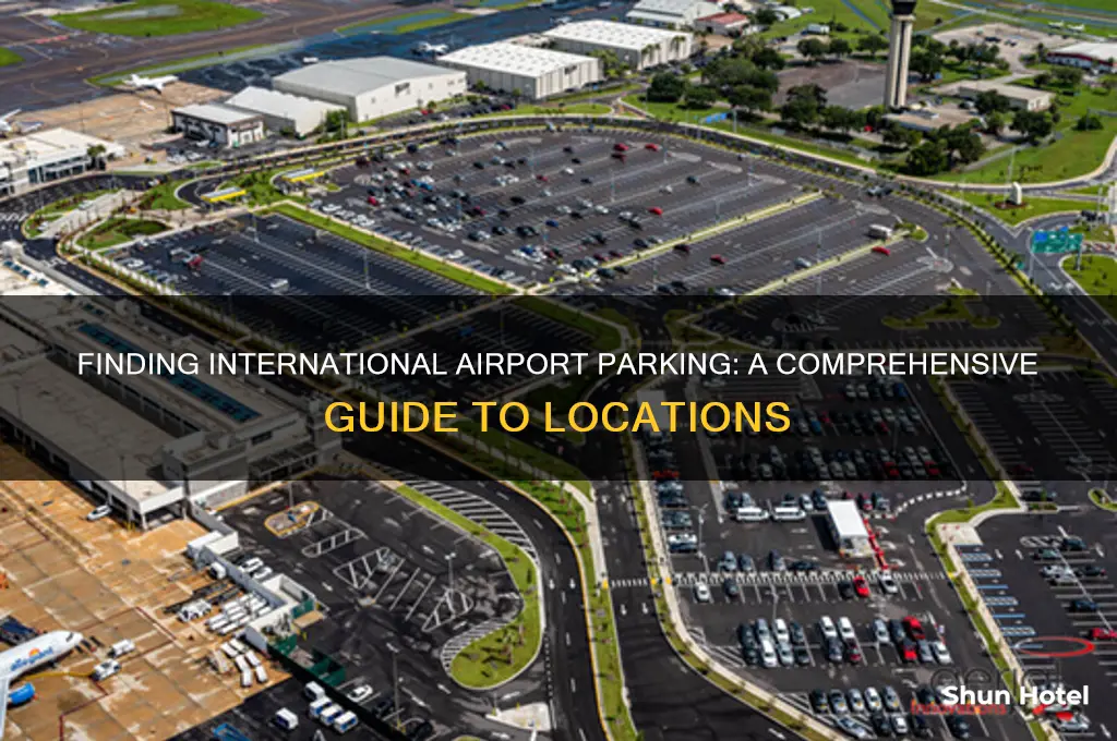 where is the international parking for the airport