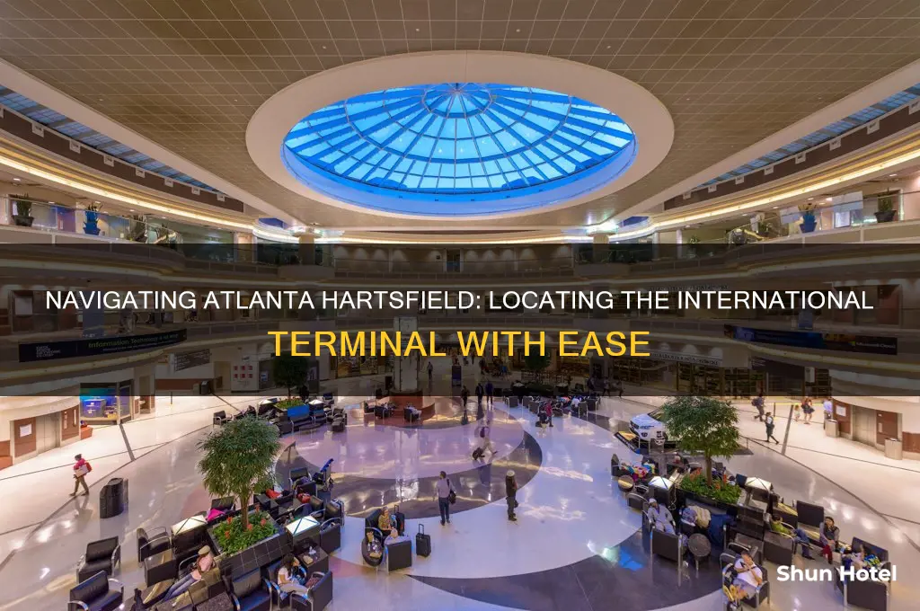 where is the international terminal at atlanta hartsfield airport