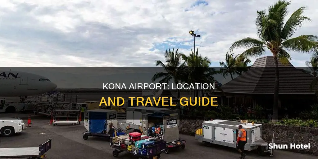 where is the kona airport located