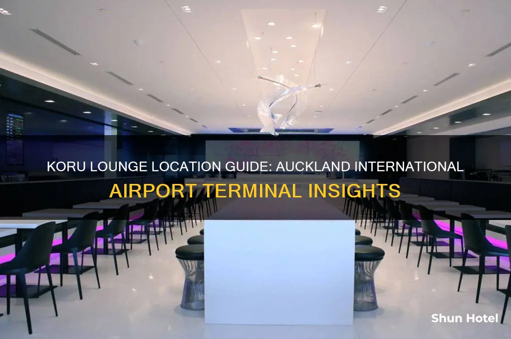 where is the koru lounge at auckland international airport