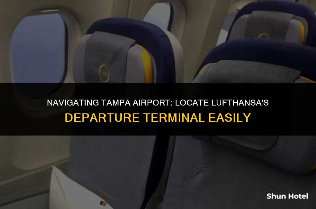 where is the lufthansa departure terminal in tpa airport