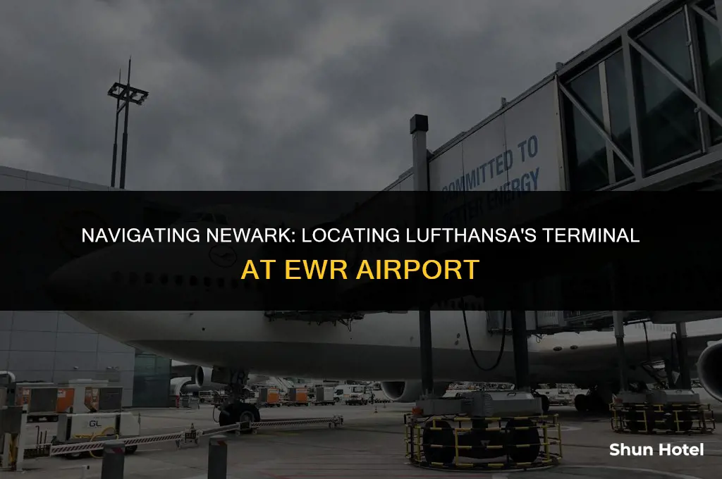 where is the lufthansia terminal at ewr airport