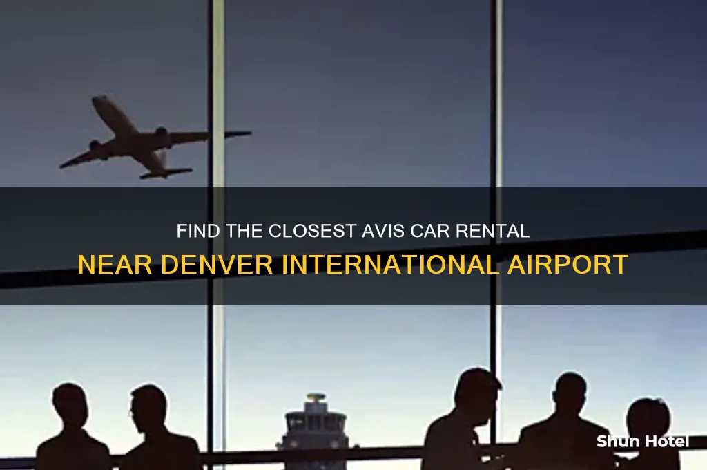 where is the nearest avis location by denver international airport