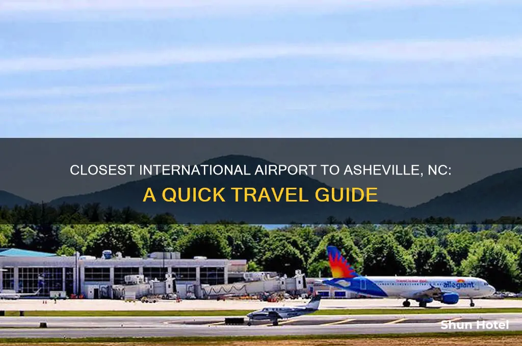 where is the nearest international airport to asheville nc