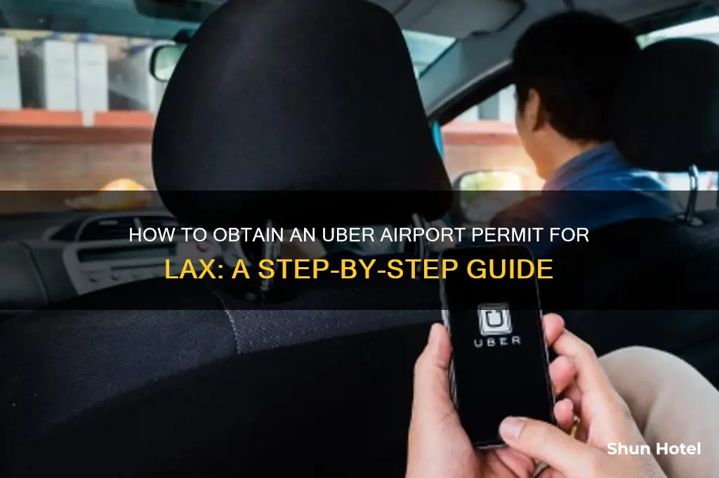 where is the option for getting uber airport permit lax
