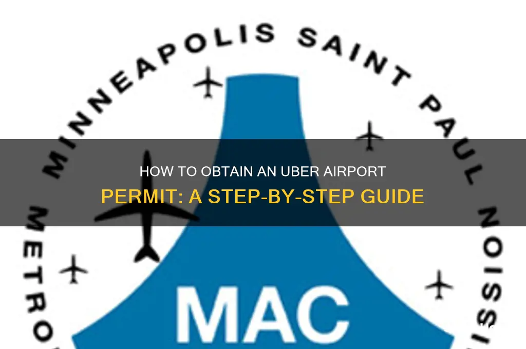 where is the option for getting uber airport permit