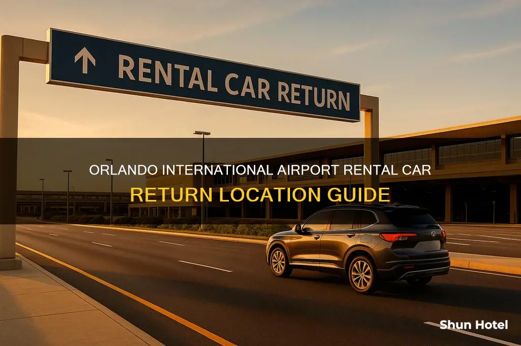 where is the rental car return at orlando international airport