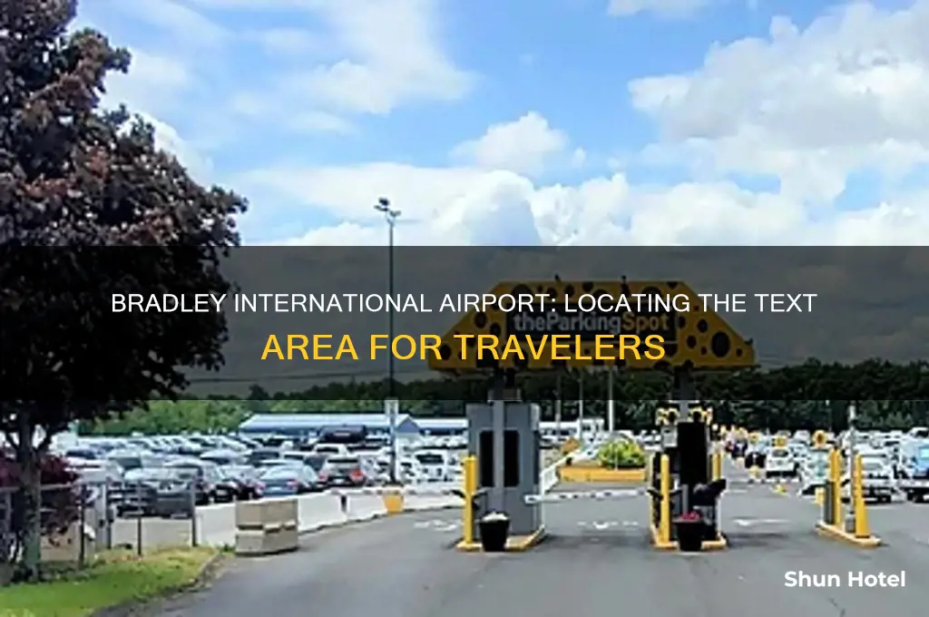 where is the text area for bradley international airport