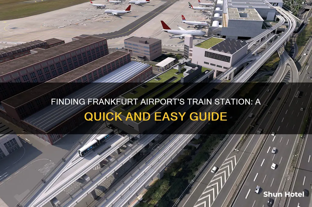 where is the train station in frankfurt international airport