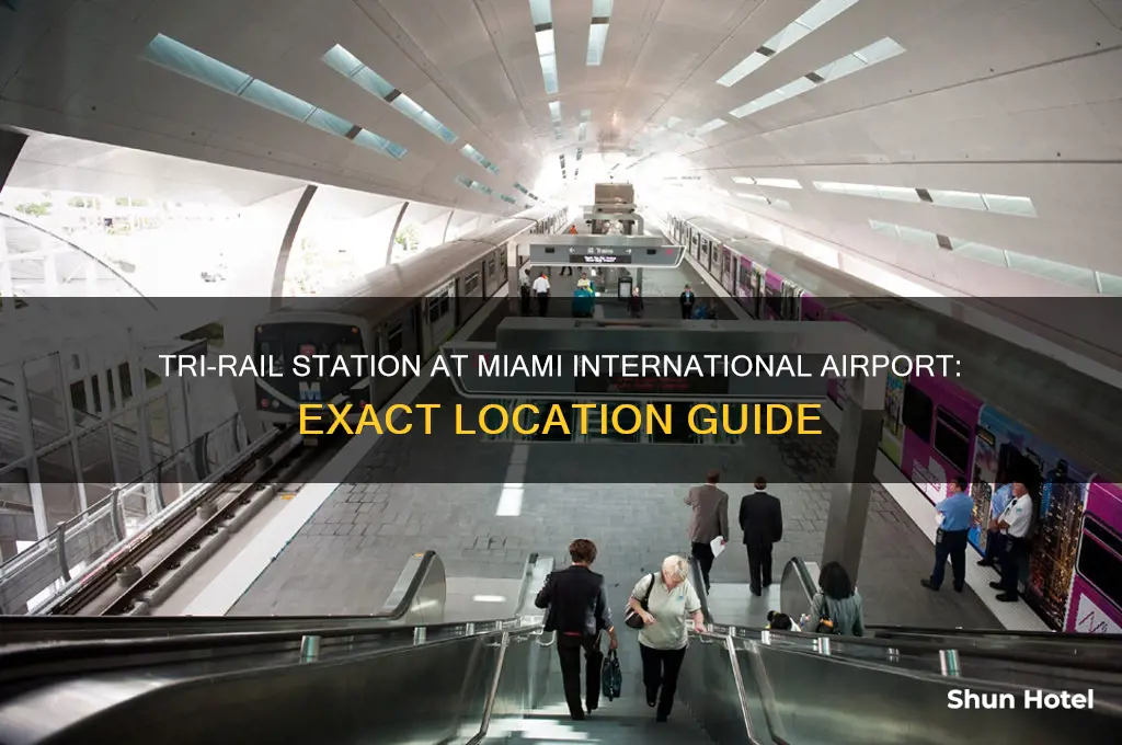 where is the tri rail located at miami international airport