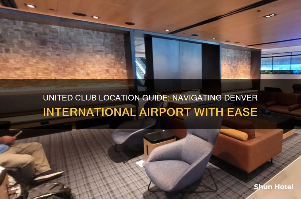 where is the united club at denver international airport