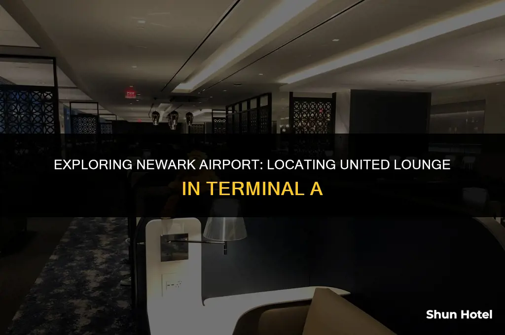 where is the united lounge in newark airport terminal a