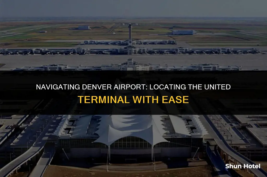 where is the united terminal at denver airport