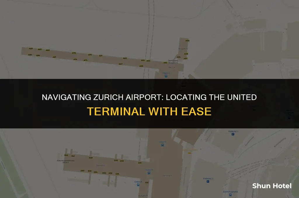 where is the united terminal in the zurich airport