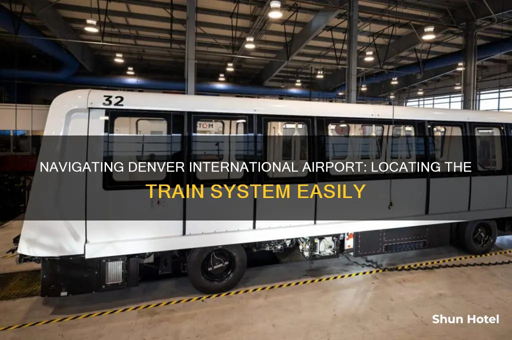where is train at denver international airport