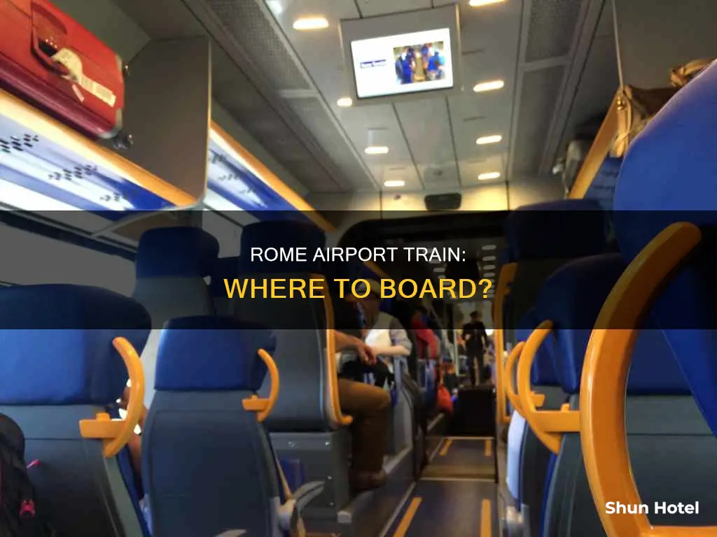 where is train in rome airport