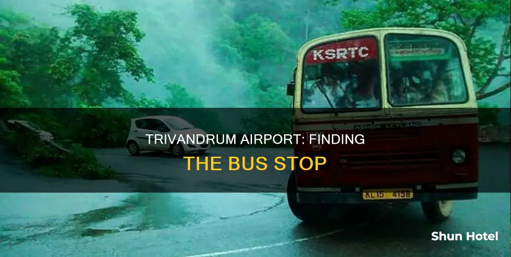 where is trivandrum airport bus stop