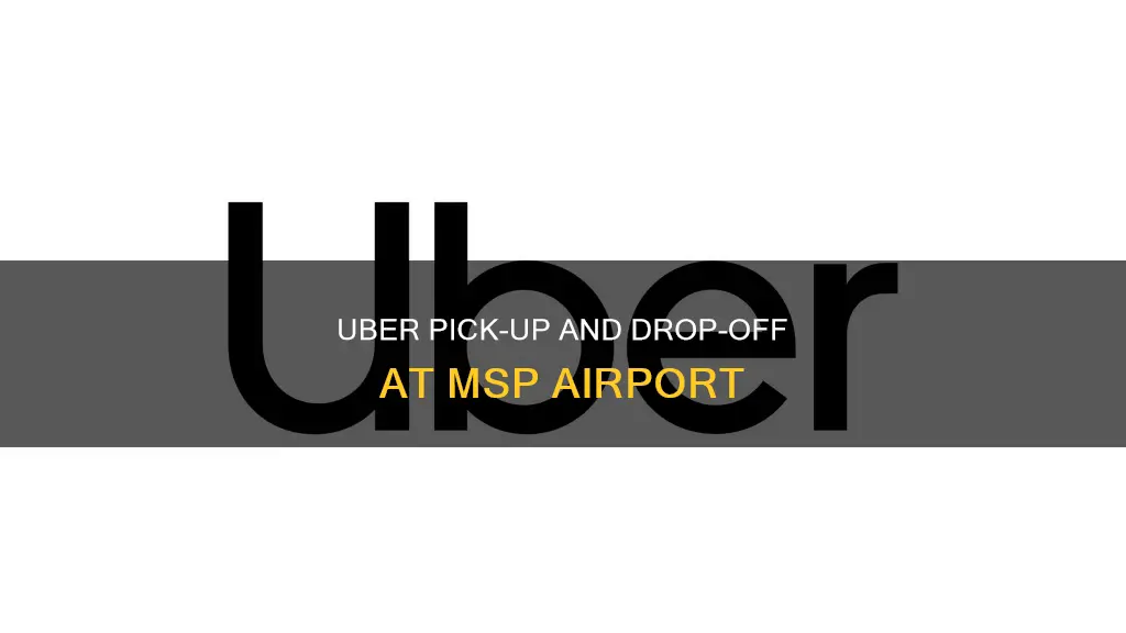 where is uber at msp airport