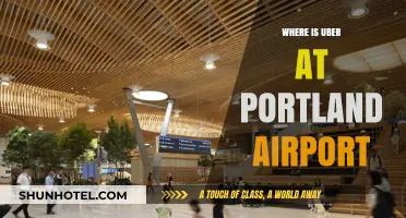 Uber Pickup and Drop-off at Portland Airport