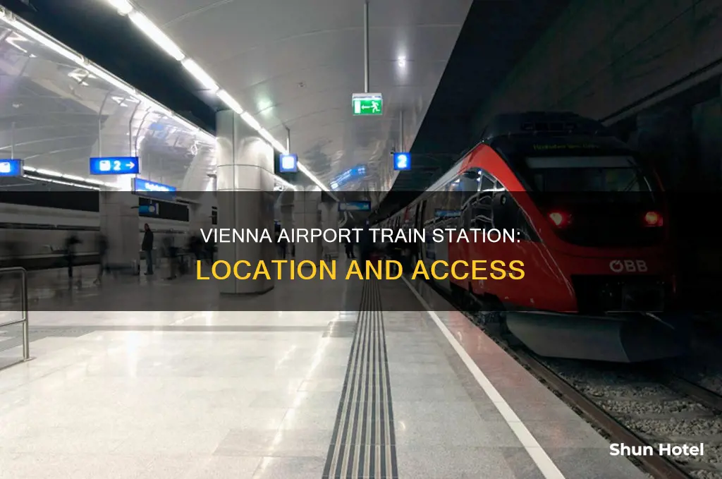 where is vienna airport train station