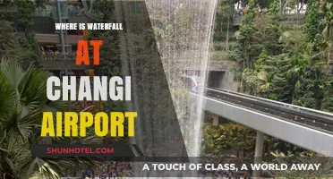 Explore the Changi Airport's Indoor Waterfall