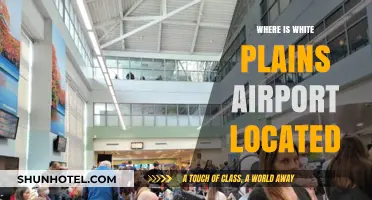 White Plains Airport: Location and Surroundings