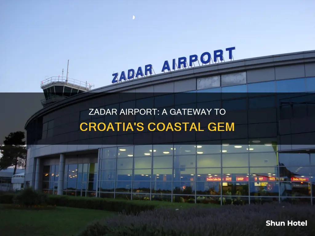 where is zadar airport in croatia