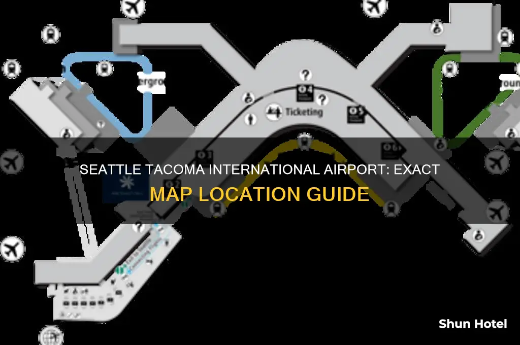 where seattle tacoma international airport located in map