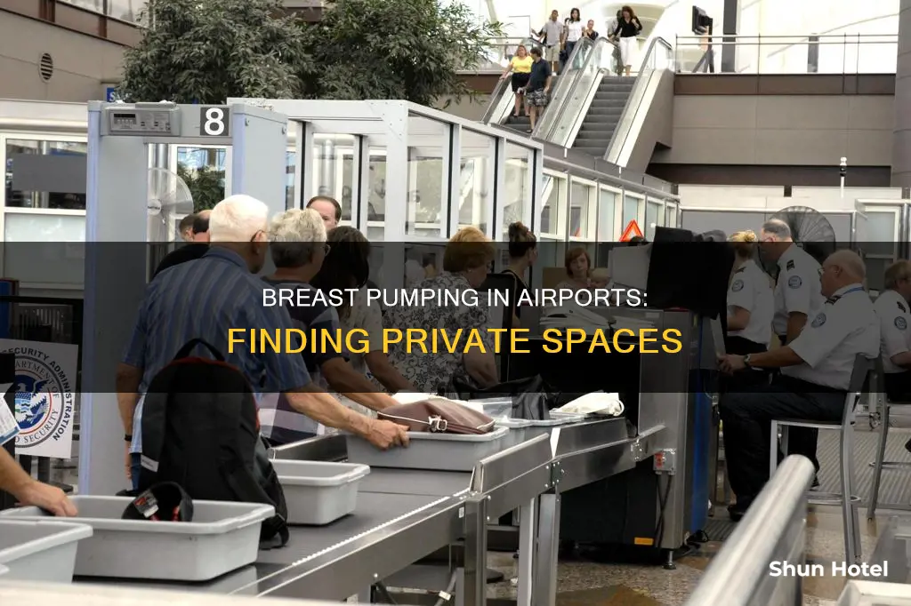 where to breast pump in airport