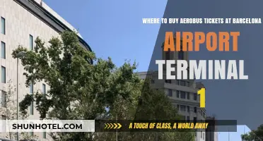Where to Purchase Aerobus Tickets at Barcelona Airport Terminal 1