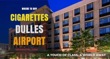 Dulles Airport: Where to Buy Cigarettes