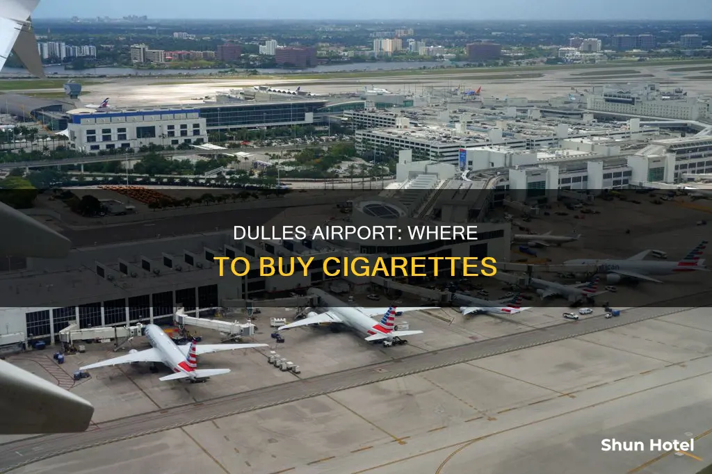 where to buy cigarettes dulles airport