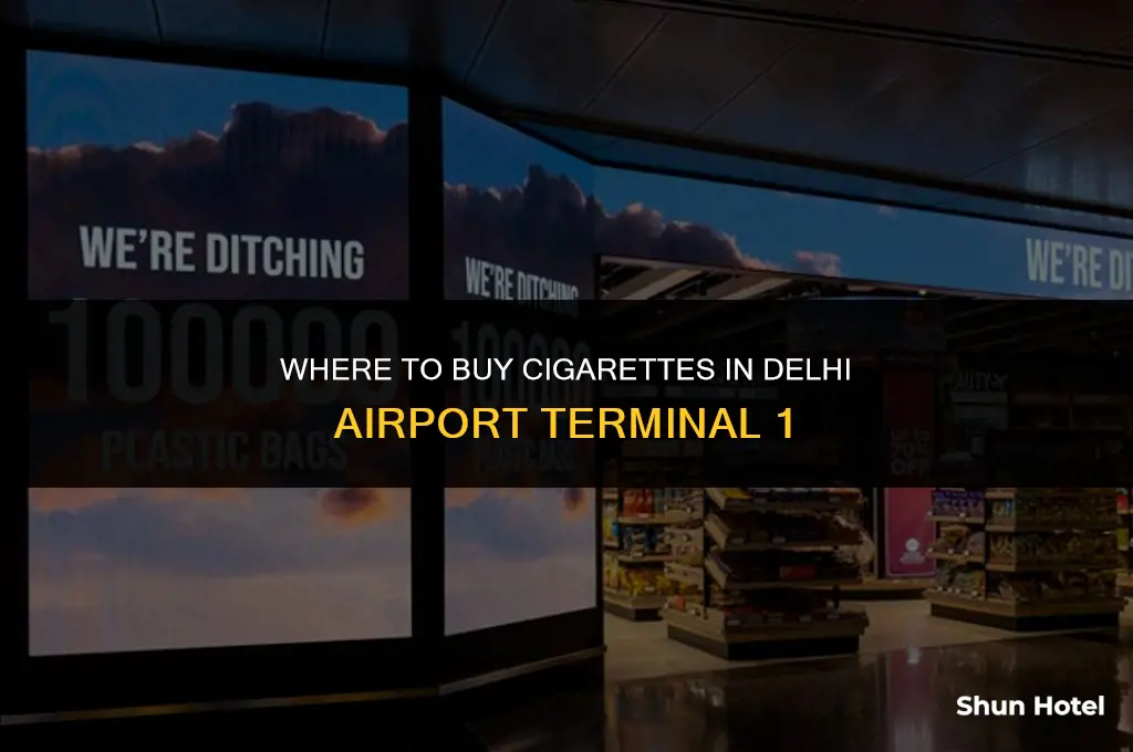 where to buy cigarettes in delhi airport terminal 1