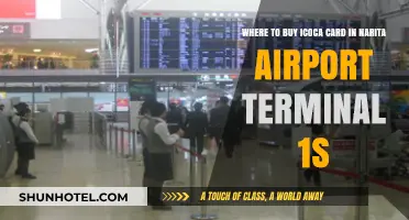Where to Purchase an ICOCA Card at Narita Airport Terminal 1S