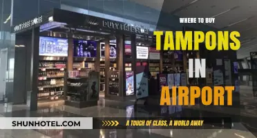 Tampons at Airports: Where to Buy?