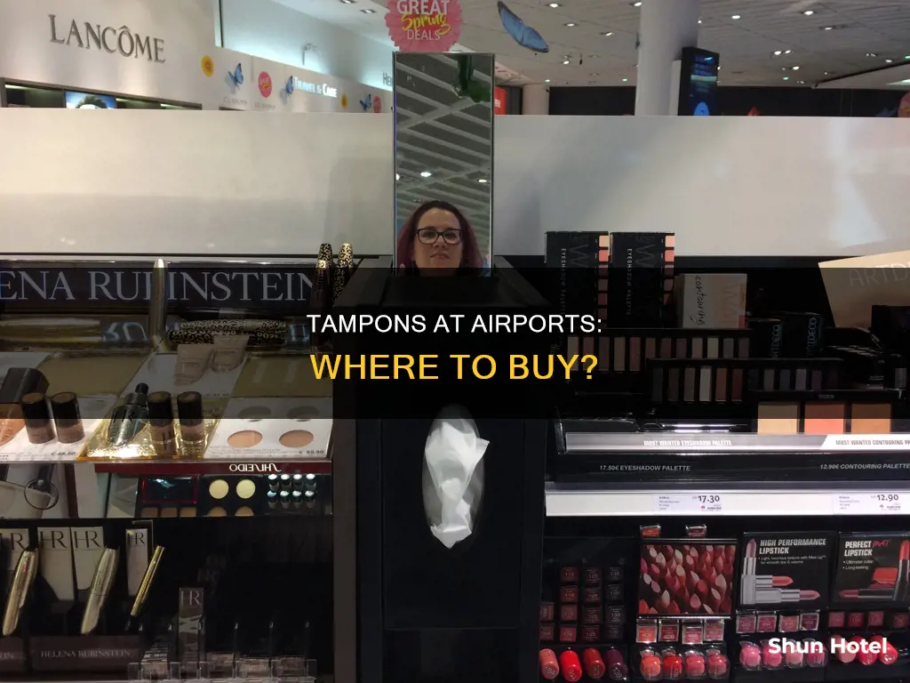 where to buy tampons in airport
