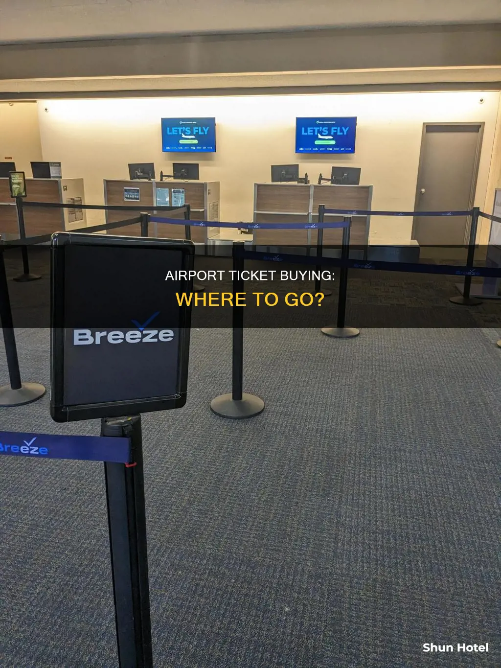 where to buy ticket at airport