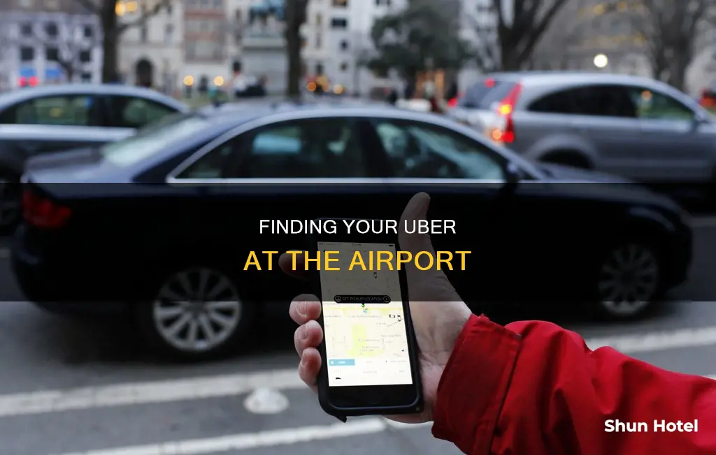 where to catch uber at airport