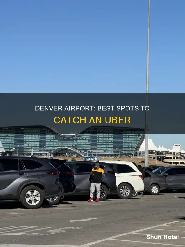 where to catch uber denver airport