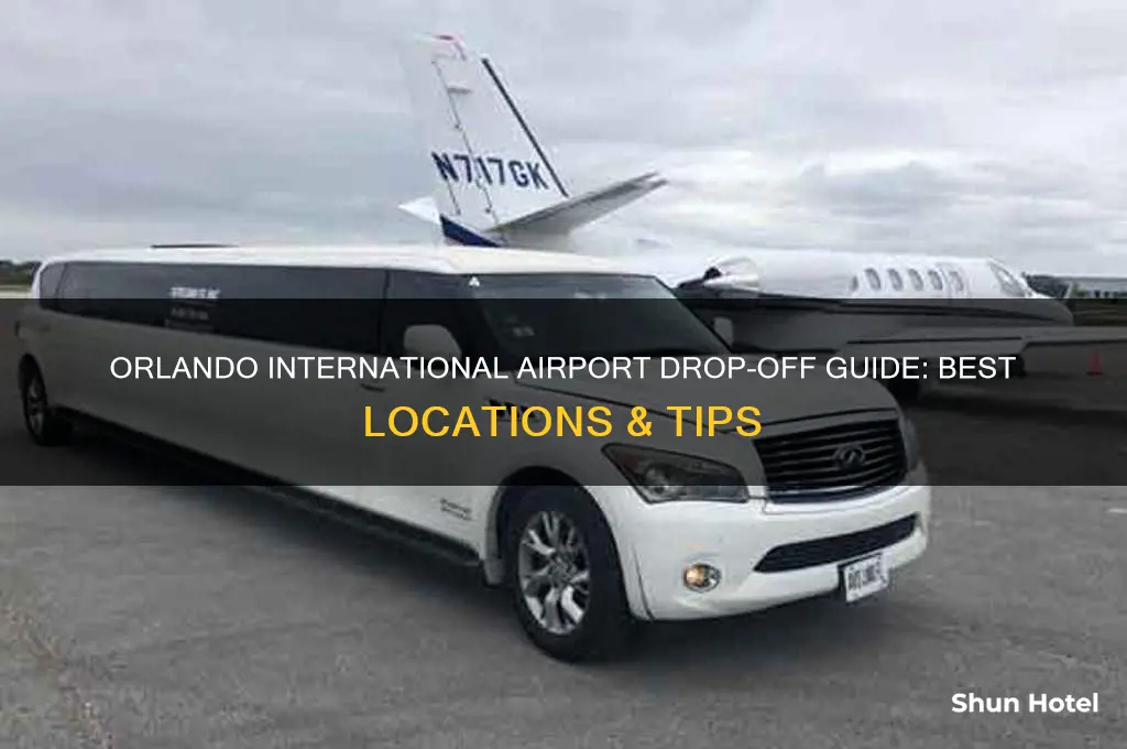 where to drop off at orlando international airport