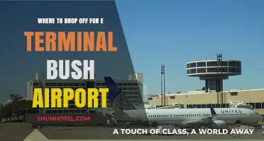 Where to Drop Off for E-Terminal Bush Airport