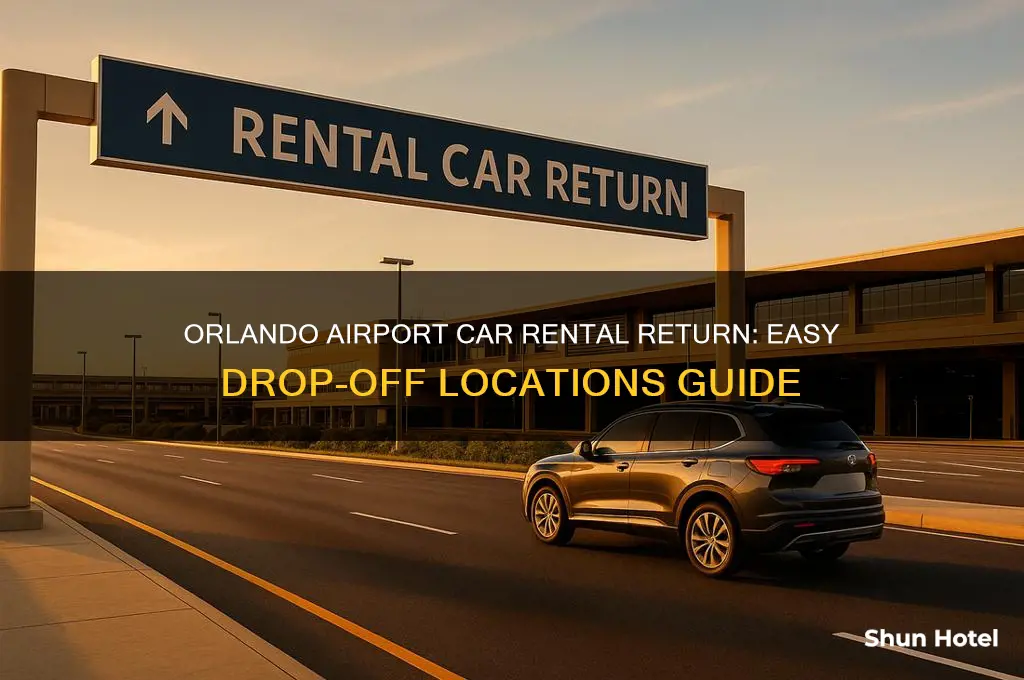 where to drop off rental car at orlando international airport