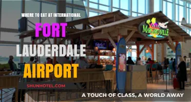 Top Dining Spots at Fort Lauderdale International Airport