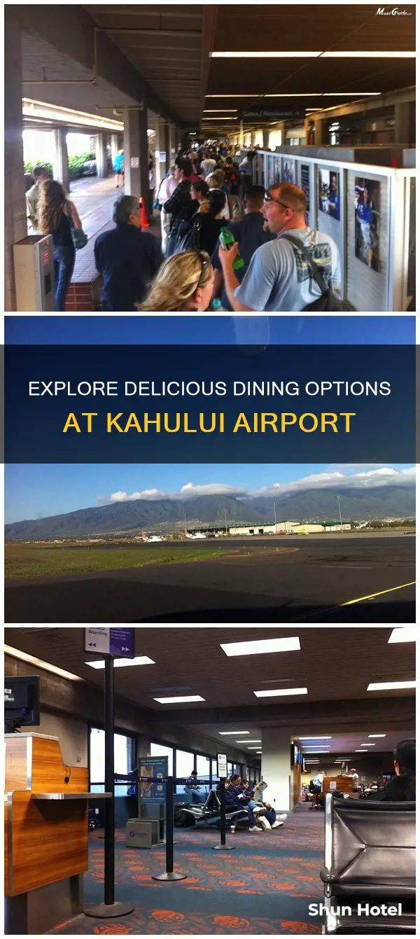 where to eat at kahului airport